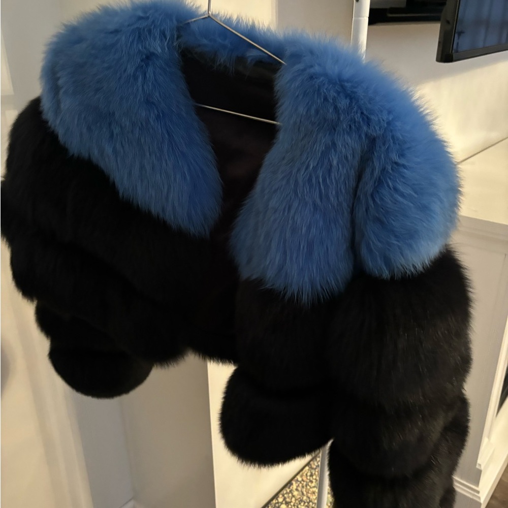 Cropped fox fur